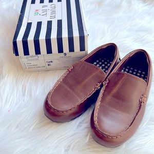 crown & ivy Brown Kids Dress Shoes